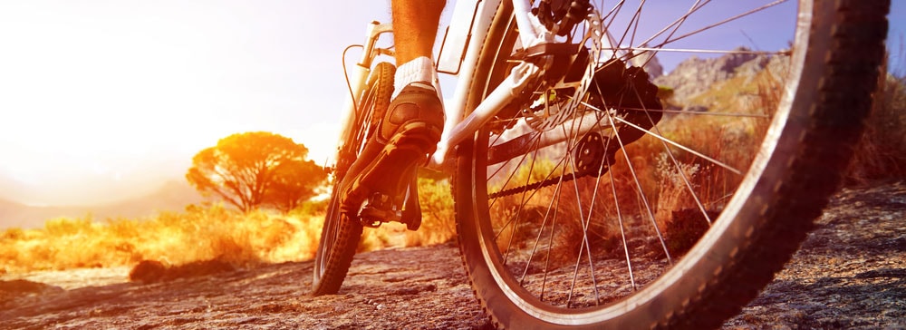 Det er muligheter for å stisykling i fjellene ved Villajoyosa